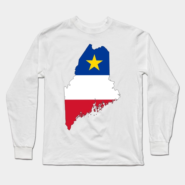 Acadian Maine Long Sleeve T-Shirt by somekindofguru